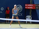 Petra Martic (CROATIA) playing Aumi Morita (Japan) August 4, 2013 Rogers Cup Toronto