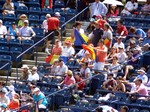 Romanian tennis fans in Toronto supporting Sorana Cirstea (ROU) August 9, 2013 Rogers Cup Toronto