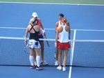 Lucie Safarova and Bethanie Mattek-Sands have just won over Caroline Garcia (FRA) and Katarina Srebotnik (SLO) 16 August 2015 Rogers Cup in Toronto.