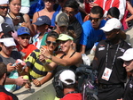 Belinda Bencic taking selfies with her fans 16 August 2015 Rogers Cup Toronto