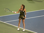 Agnieszka Radwanska (POL) playing Julia Georges (GER) on Centre Court 12 August 2015 Rogers Cup Toronto