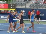 Martina Hingis and Sanja Mirza have won the double match against Hao-Ching Chan (TPE) and Yung-Jan Chan (TPE) 13 August 2015 Rogers Cup Toronto