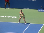 Jelena Jankovic (SRB) on Centre Court playing Simona Halep (ROU) 12 August 2015 Rogers Cup in Toronto