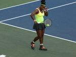 Serena Williams is looking for a way to figure out how to play Belinda Bencic (SUI) in semi-final match 15 August 2015 Rogers Cup Toronto