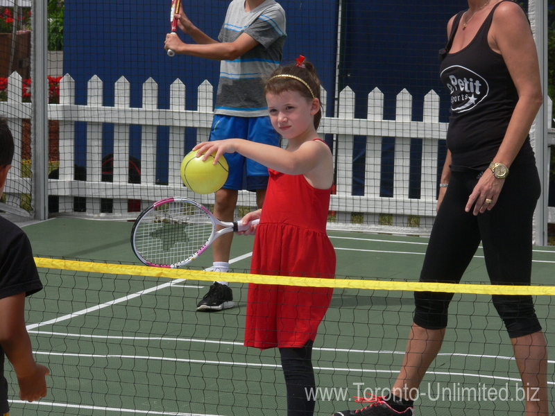 Is she a future tennis star?