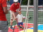 A tennis for kids in the Tennis Village of Rogers Cup 2015