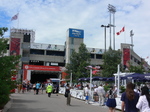 Aviva Centre for tennis viewed from Tennis Village Rogers Cup 2015 