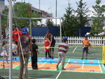 Kids tennis for smallest beginners on the grounds of Rogers Cup 2015