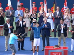 Novak Djokovic with Championship Trophy 31 July 2016 Rogers Cup Toronto