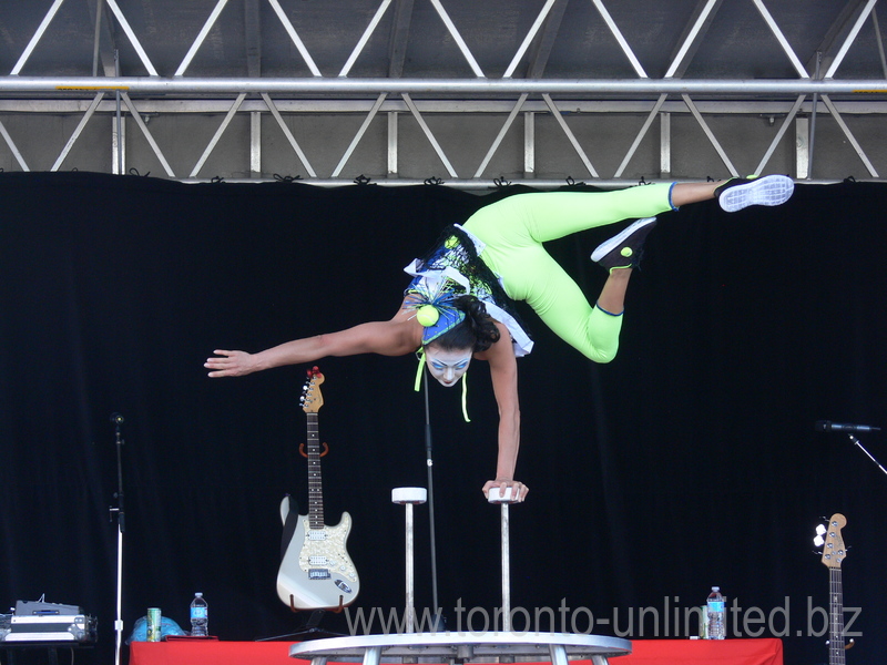 Cirque Du Soleil performance in Aviva Centre during Rogers Cup 2016