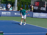 Bermard Tomic (AUS) on Centre Court 25 July 2016 Rorogers Cup Toronto