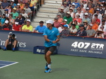 Vasek Pospisil (CDN) on Granstand playing Gael Monfils 27 July 2016 Rogers Cup in Toronto