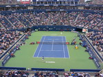 Radek Stepanek and Novak Djokovic are playing night match on Central Court 28 July 2016 Rogers Cup Toronto