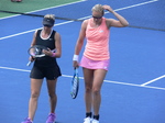 Kveta Peschke and Anna-Lena Groenefeld  on Centre Court!