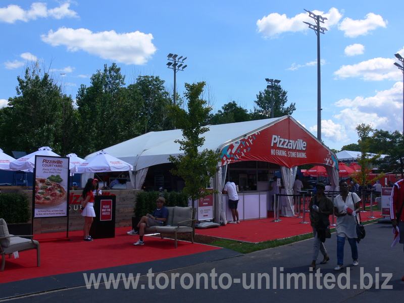Pizzaville Courtyard in Rogers Cup 2017 Toronto!