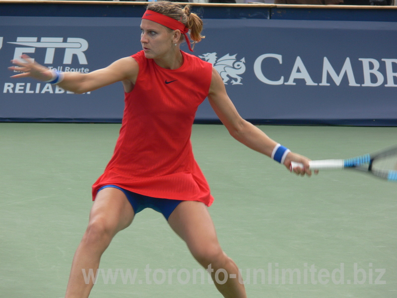 Lucie Safarova playing Sloane Stephens on Grandsatnd 11 August 2017 Rogers Cup!