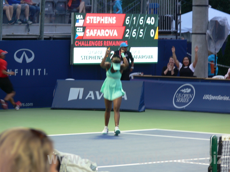 Rogers Cup 2017 Toronto - Victorious Sloane Stephens over Lucie Safarova