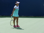 Kurumi Nara (JPN) on Court 3 playing qualifying match 5 August 2017  Rogers Cup Toronto!