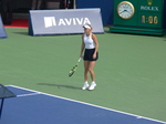 Caroline Wozniacki (DEN) on Centre Court playing Karolina Pliskova (CZE) 11 August 2017 Rogers Cup Toronto!