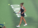 Karolina Pliskova on Centre Court playing Wozniacki 11 August 2017 Toronto!