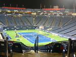 The rain was pouring on Central Court on 11 August 2017 Rogers Cup Toronto.