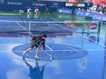 Grandstand clean up after the rain 12 August 2017 Toronto!