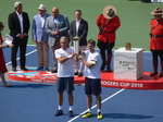 Doubles Champions Henri Kontinen and John Peers with their Trophy. Rogers Cup 2018 Toronto