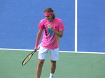 Stefanos Tsitsipas on the Centre Court in Singles Final August 12, 2018 Rogers Cup Toronto