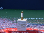 Rogers Cup Championship Trophy on the Pedestal