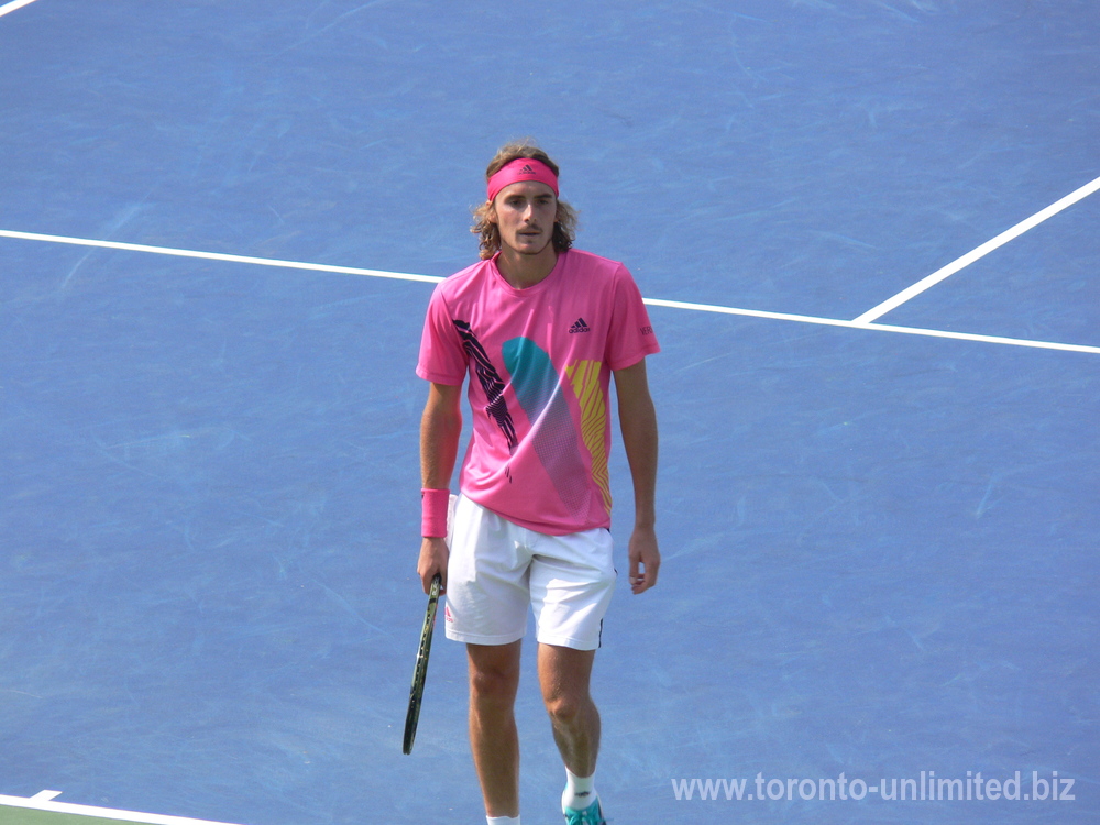 Stephanos Tsitsipas on the Centre Court August 11, 2018 Rogers Cup Toronto!