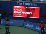 The Winner is Karen Khachanov August 10, 2018 Rogers Cup Toronto