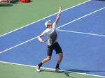 Kevin Anderson serving on the Centre Court August 11, 2018 Rogers Cup Toronto!