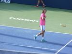Stefanos Tsitsipas after his win over Anderson. August 11, 2018 Rogers Cup in Toronto.