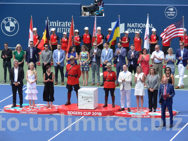 Karl Hale - Tournament Director, Suzan Rogers - Rogers Communication,  Lucie Blanchet - National Bank, Gavin Ziv - Tennis Canada, Julia Orlando - WTA Supervisor and Spokesman Ken Crosina.