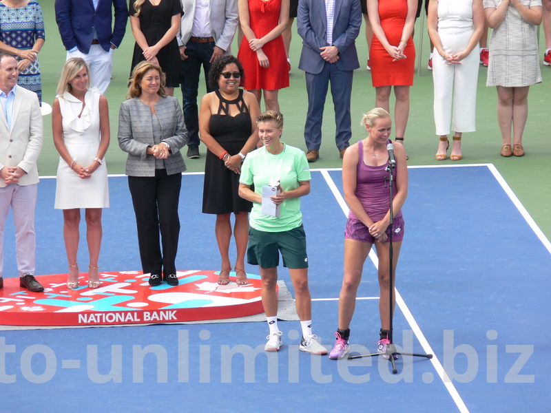 Happy Doubles Finalists of Rogers Cup 2019, August 11, 2019  