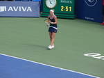 Kiki Bertens NED, on Centre Court playing Bianca Andrescu August 6, 2019 Rogers Cup in Toronto