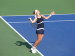 Kiki Bertens is serving to Bianca Andrescu on Rogers Cup August 6, 2019