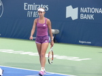 Mihaela Buzarnesco of Romania on Grandstand Court August 3, 2019 Rogers Cup Toronto