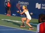 Marie Bouzkova Czech, on Grandstand playing Jelena Ostapenko Latvia, August 8, 2019 Rogers Cup in Toronto