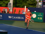 Jelena Ostapenko has served on Grandstand Court, August 8, 2019 Rogers cup in Toronto