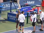 Winner Serena Williams during post-game interview, August 10, 2019 Rogers Cup in Toronto