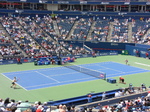 Centre Court with quarterfinal match of Kenin and Svitolina August 9, 2019 Rogers Cup Toronto
