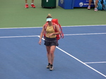 Defeated Elina Svitolina leaving Centre Court on August 9, 2019 Rogers Cup Toronto