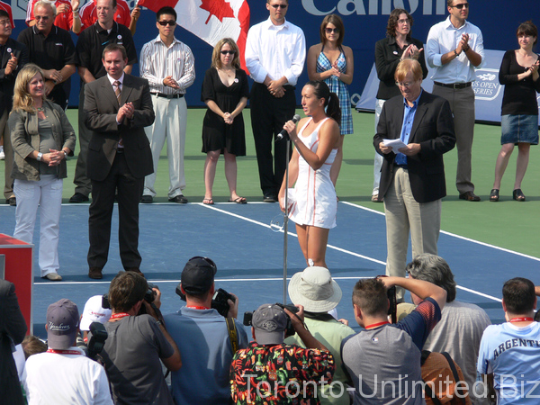 Jelena Jankovic of Serbia a finalist Rogers Cup 2007 Toronto.