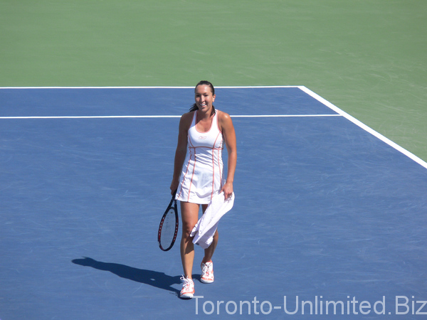 Jelena Jankovic of Serbia during quarter-final match of Rogers Cup 2007 Toronto!