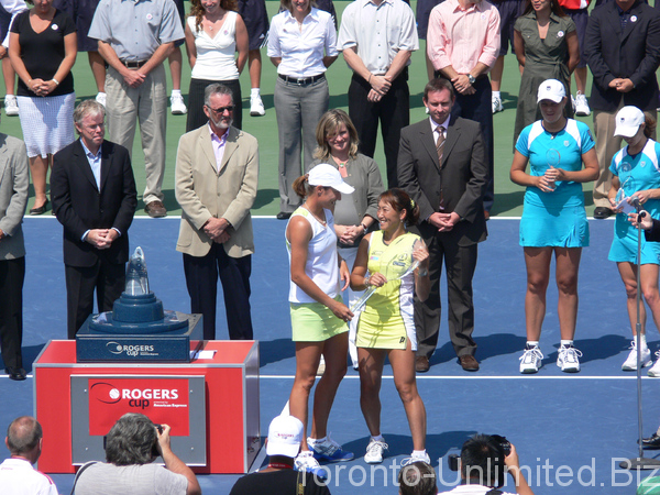 srebotnik and Sugiyama Doubles Champions. 2007 Rogers Cup in Toronto!