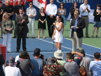 Jelena Jankovic of Serbia a finalist Rogers Cup 2007 Toronto.