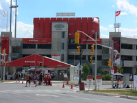 Rexall Centre, main gate at York University, Toronto. 