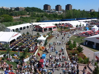 Rexall Centre, Tennis Village. 2007 Rogers Cup in Toronto!