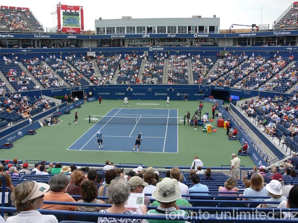 Bob Bryan, Mike Bryan, Daniel Nestor, Nedad Zimjonic in Rogers Cup 2006 Finals.